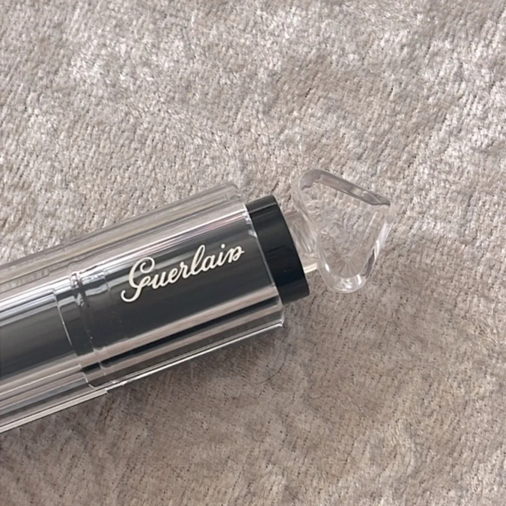 Brand New Guerlain La Petite Robe Noire Deliciously Shiny Lip Color Rose Pompon